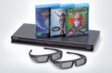 SONY Blu-ray 3D BDP-S470, due paia di occhialini
