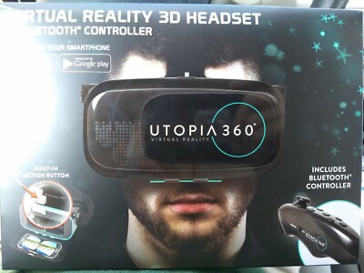 ReTrak  Utopia 360° Virtual Reality Headset -Black 360 V3-0816