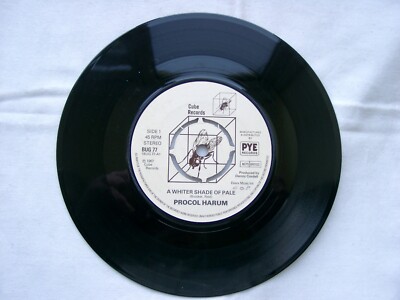 PROCOL HARUM - A Whiter Shade Of Pale 7'' - BUG 77 - UK