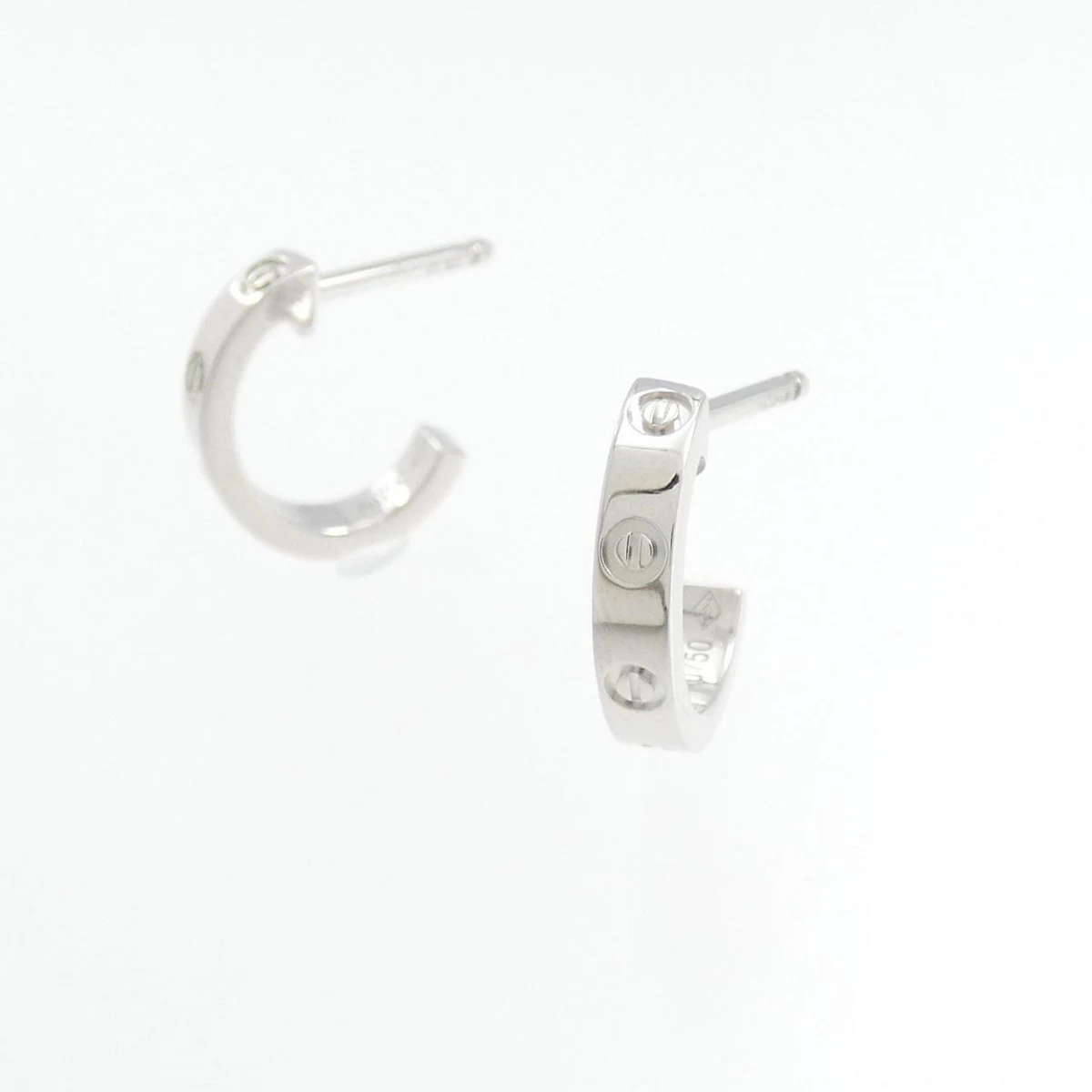 Authentic Cartier Mini Love Earrings 270 003 783 5566 eBay