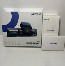 AZDOME M550 4K+1080P+1080P 3Channel Dash Cam Night Vision w Hardwire Kit