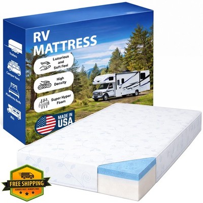 Greaton 6 Inch Gel Memory RV Mattress 72'' x 30''