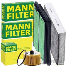 MANN-FILTER INSPEKTIONSPAKET passend für RENAULT KADJAR HA NISSAN QASHQAI 2 J11