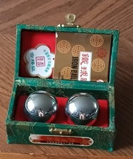 Chinese Hand Therapy Hand Exercise Balls - Shouxing Silver