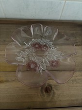 Vintage Rosella Pink Glass Bowl