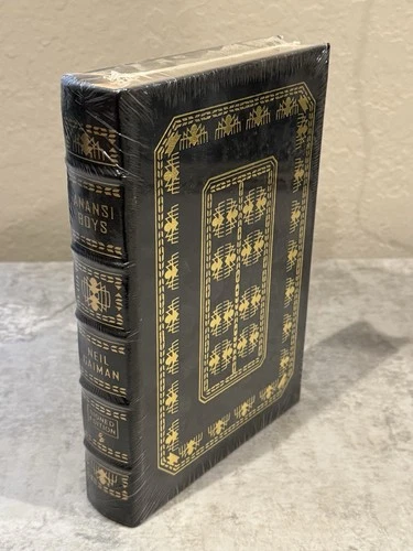 Neil Gaiman / Anansi Boys Signed Easton Press 2005 **NEW, SEALED**