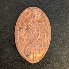 SEAHORSE Indianapolis Zoo - Press Coin Elongated Penny Souvenir