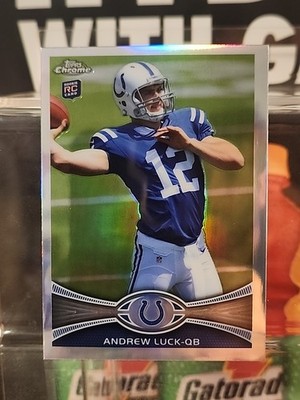 2012 Topps Chrome - Andrew Luck #1 Refractor (RC)