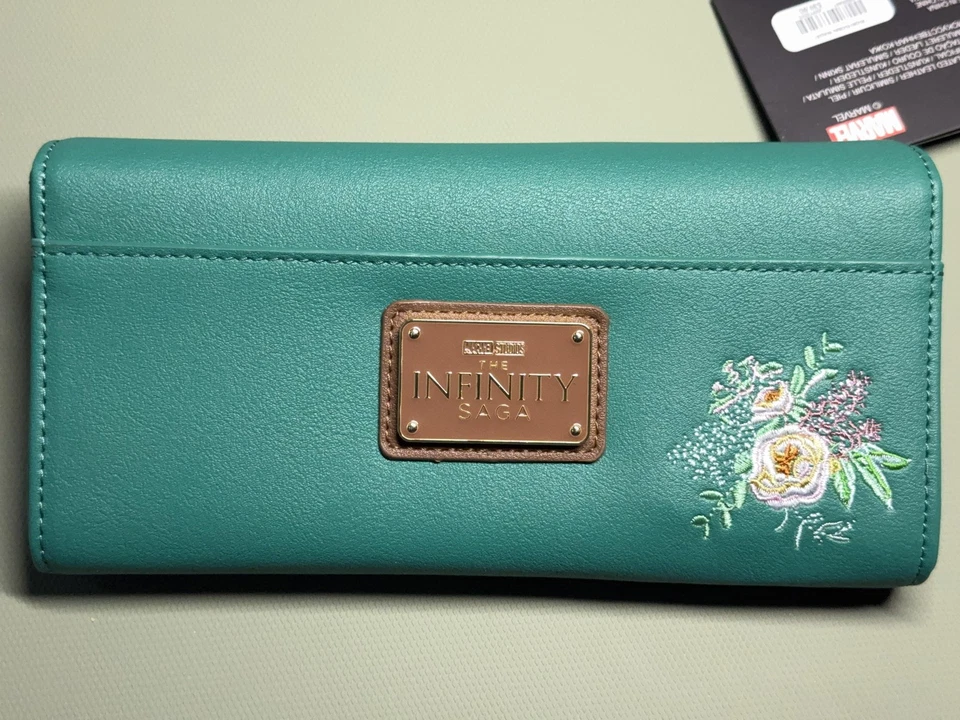 Cartera sin asas Loungefly Marvel Infinity Saga para mujer Loki floral bordada regalo Foto 2 de 4