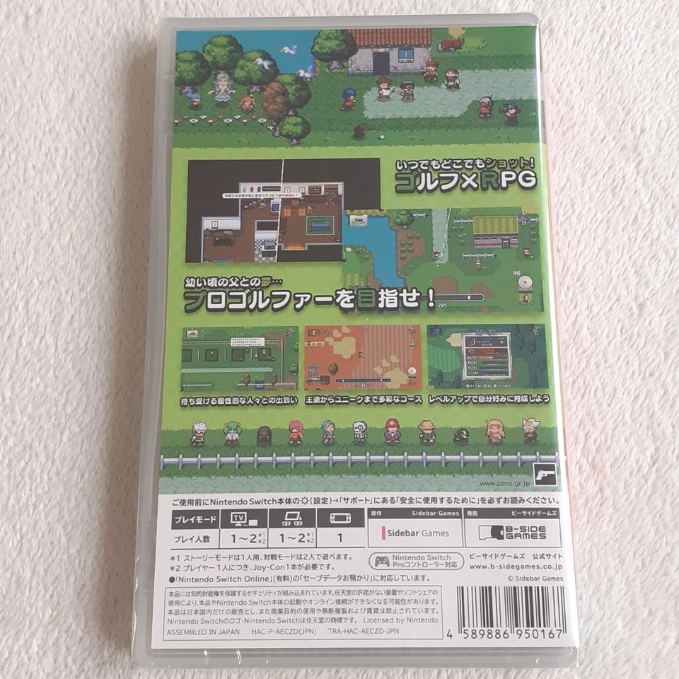 Golf Story Nintendo Switch Japan Game in English Neuf/New Sealed RPG B-Side Game - Photo 4/4