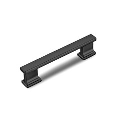 10 Pack 33/4 Inch 96mm Hole Center Matte Black Cabinet Pulls 43/4" Length