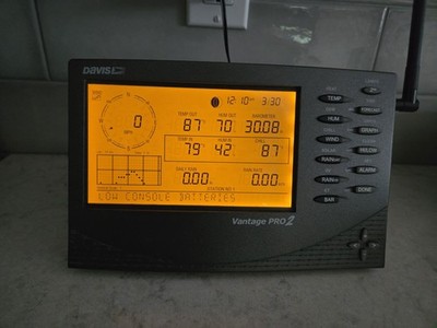 DAVIS VANTAGE PRO 2 6312 WEATHER STATION