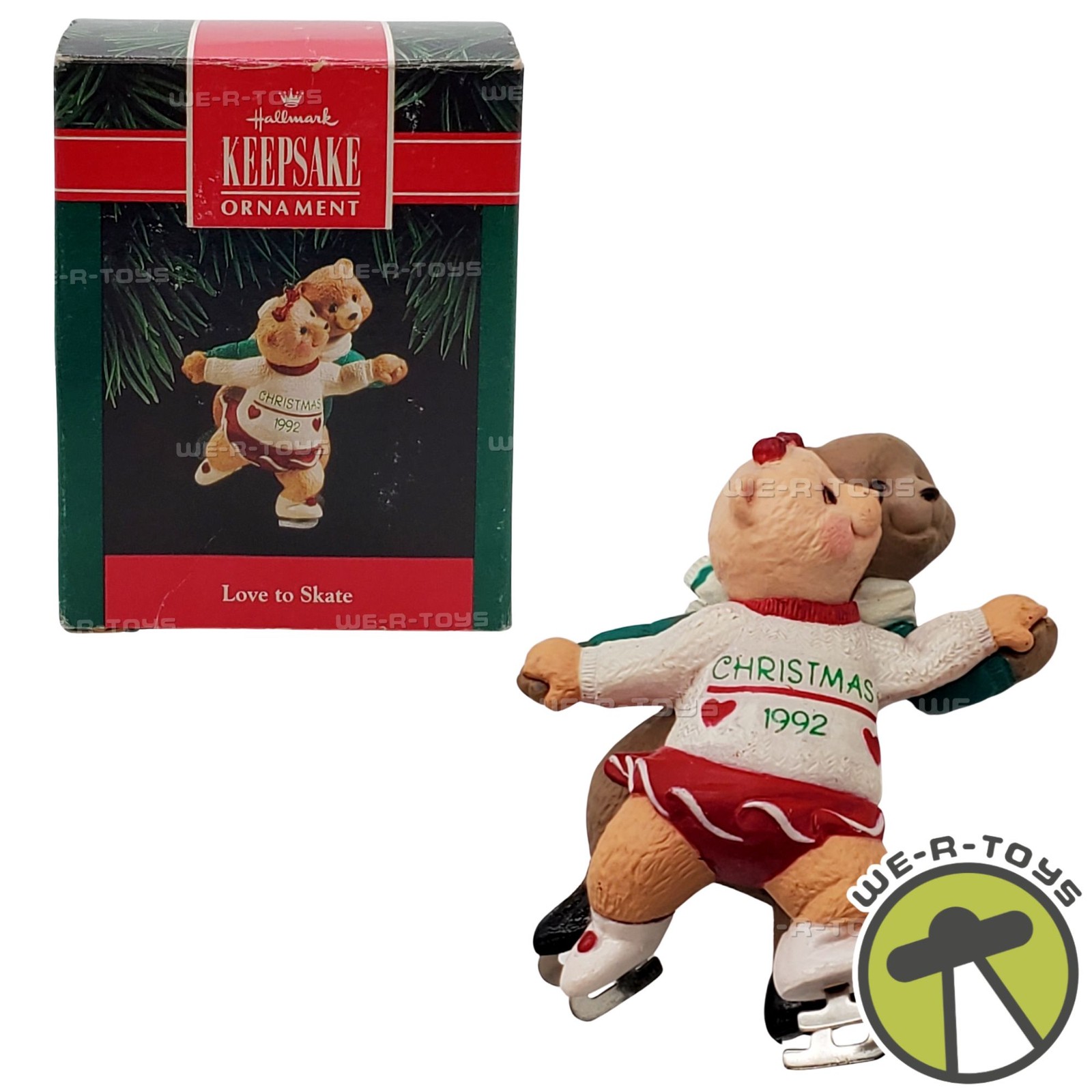 Hallmark Keepsake 1992 Love To Skate Christmas Ornament NEW