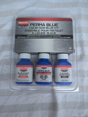 #ad Perma Blue Liquid Gun Blue Kit From Birchwood Casey. New In Package. $10.00