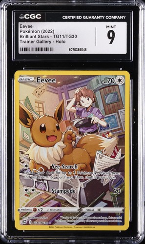 Eevee graded CGC 9 for sale on eBay