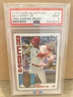 2019 Topps Update Silver Pack - 1984 Topps Baseball Chrome Ken Griffey Jr PSA 9