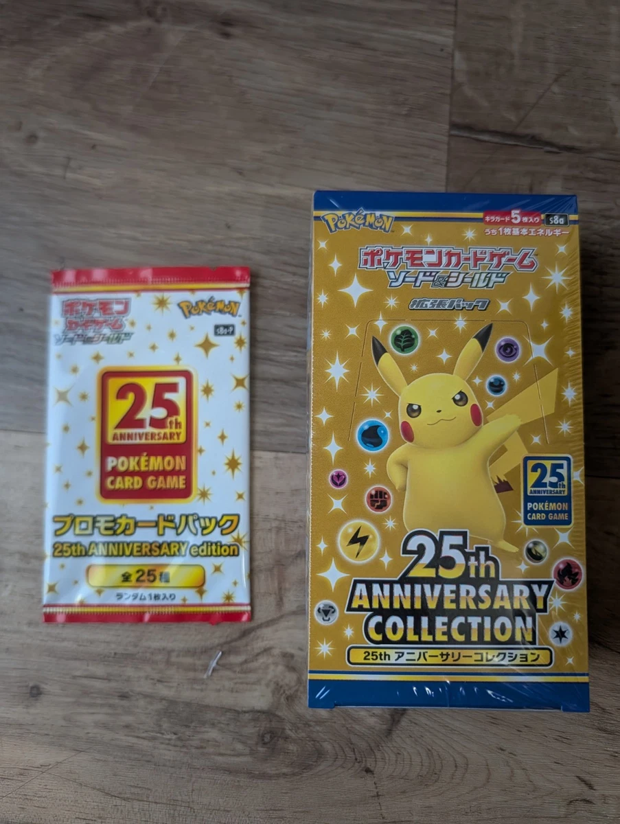 Pokémon 25th Anniversary Collectible Card Game Sealed Boxes for
