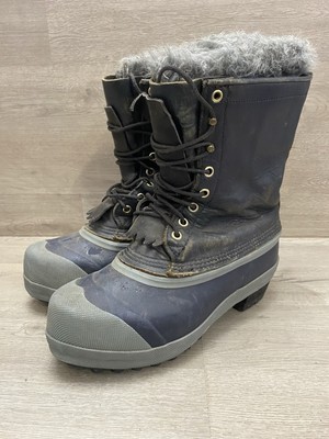 White’s Snow Cat Pac Boots Insulated Leather Rubber Mens 9 Arctic Expedition WHITE main image 2