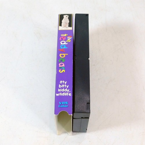 Itty Bitty Wildlife The Teddy Bears VHS Tested 1997 Polar Grizzly Black Bear - Picture 2 of 4