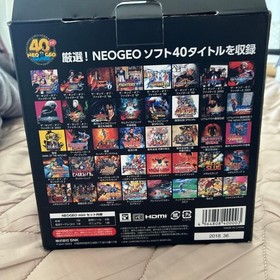 SNK NEOGEO mini 40th Anniversary Console Japan Used w/Box Manual Power HDMI