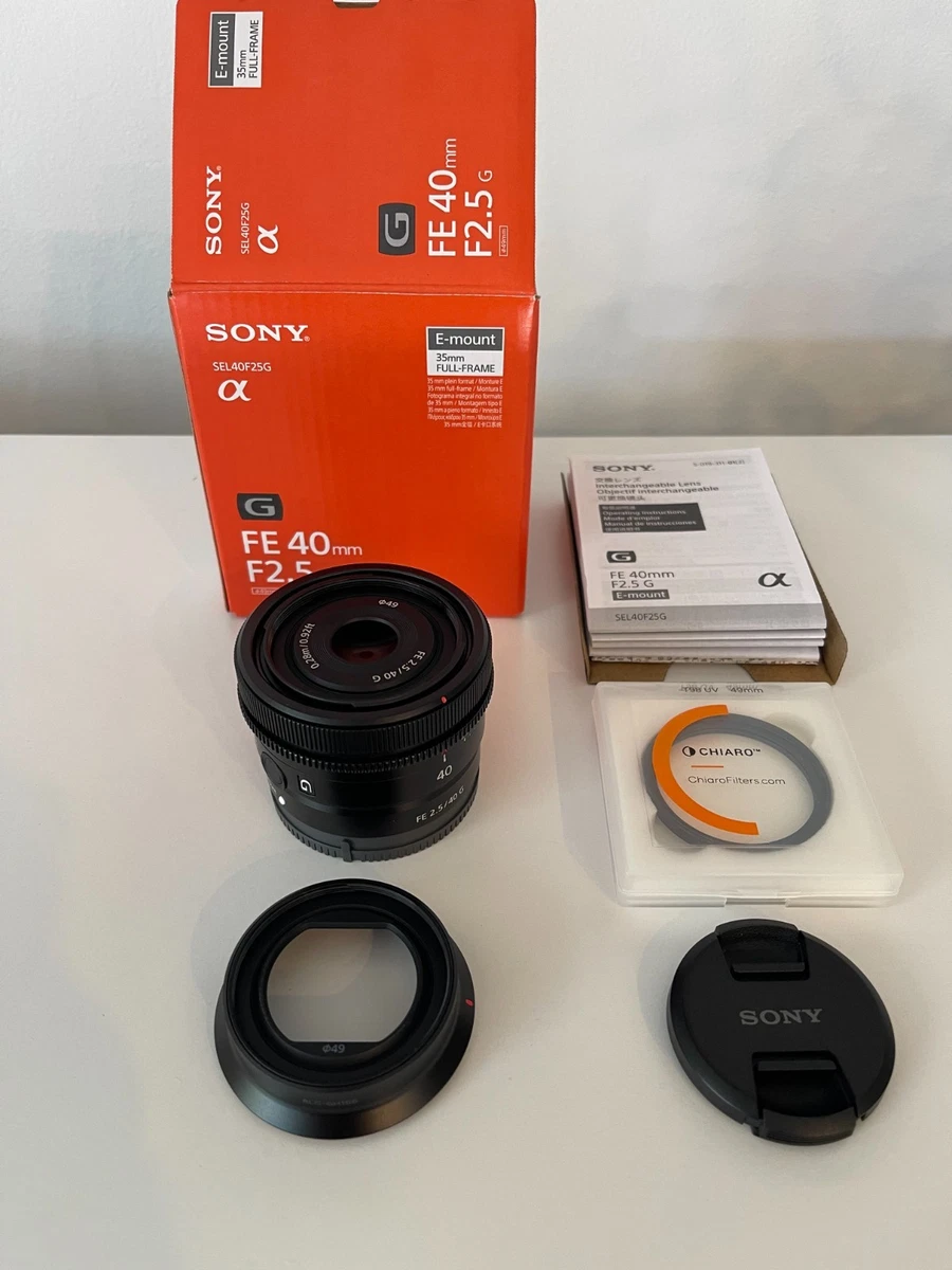 Sony E-mount Camera Lenses for Sony 40mm Focal for sale | eBay