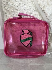 NEW Mariah The Scientist Pink Heart Grenade Make Up Bag - Fast Ship -      