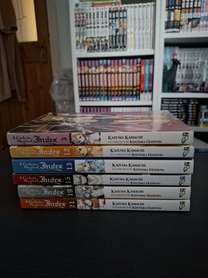 A Certain Magical Index Light Novel Volume 21,19,15,13,12,3 English