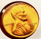 1946-S Lincoln Wheat Cent Penny GEM RED BU From an Original Bank Roll