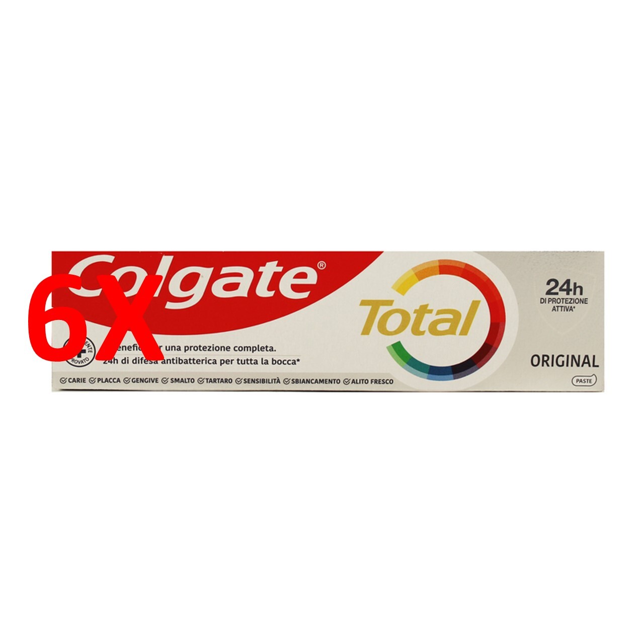 6 X Colgate Dentifricio Total Original Protezione 24h 75 Ml | eBay