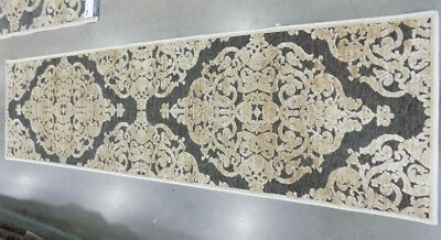 STONE / ANTHRACITE 2' X 7' Stained Rug, Less Price 1172558365 PARB348-3430-27