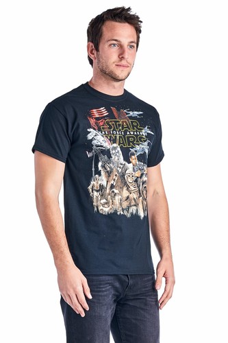 STAR WARS FORCE AWAKENS EPISODE 7 HERREN SIEBDRUCK T-SHIRT MEDIUM FINN RAY - - Bild 2 von 4