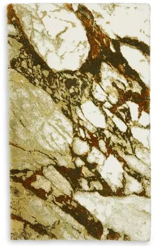 Alfombra de baño Abyss Calacata oliva, 27" x 47", nueva con etiquetas - Imagen 7 de 7