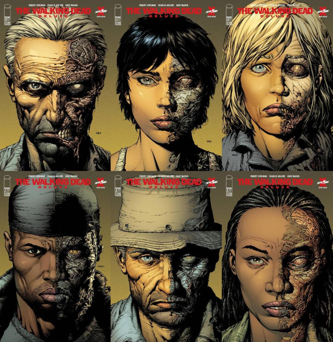 James Cauty / Dead Dad 2 （グラフィックアート） THE WALKING DEAD DELUXE 7 8 9 10 11 & 12 2nd PRINT VARIANT