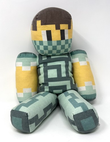 Large Minecraft Stuffed Toy Plush Skin USA 16” Video Game HAPPY TOY ...
