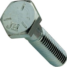 1/4"-28 Hex Bolts Grade 5 Zinc Plated Steel 1/2in 5/8in 1in Up to 6in All Sizes