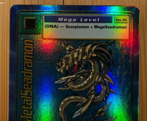 1999 Digimon DigiBattle Unlimited Edition MetalSeadramon Bo-35 HOLOSeries 1 - Picture 2 of 6