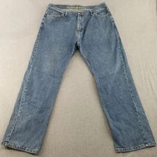 Nautica Jeans Co. Men's Size 38x32 Blue Medium Wash 100% Cotton 