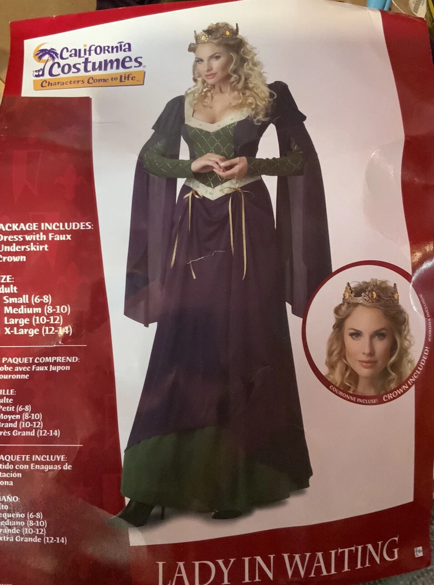 Medieval lady shop in waiting clothing