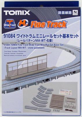 N TOMIX Mini Fine Track 91084 Wide Tram Mini Rail Set Basic Set Neu-New-Neu