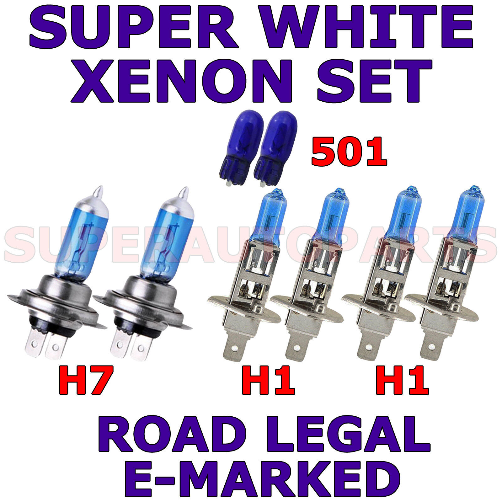 Ampoules H7 Blanc Look Xénon - Peugeot 307 SW