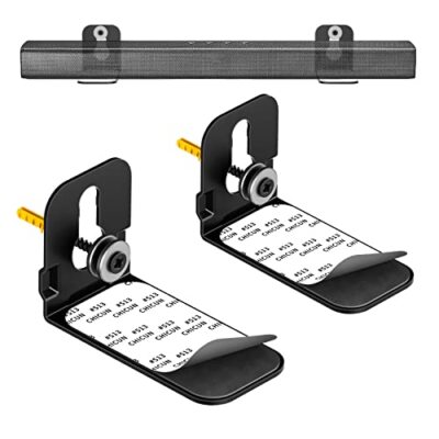 Soporte universal para montaje en pared de barra de sonido debajo del televisor
