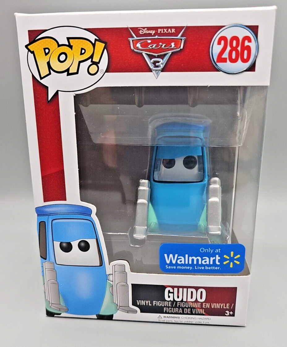 Funko Pop! Pixar - Cars 3 - Guido #286 Walmart With Protector