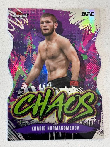 2024 Topps Finest Ufc Khabib Nurmagomedov Chaos Die-Cut SP /75