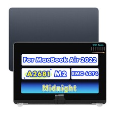 NEW LCD Screen Display Assembly Midnight for MacBook Air 13.6" M2 A2681 2022 A 