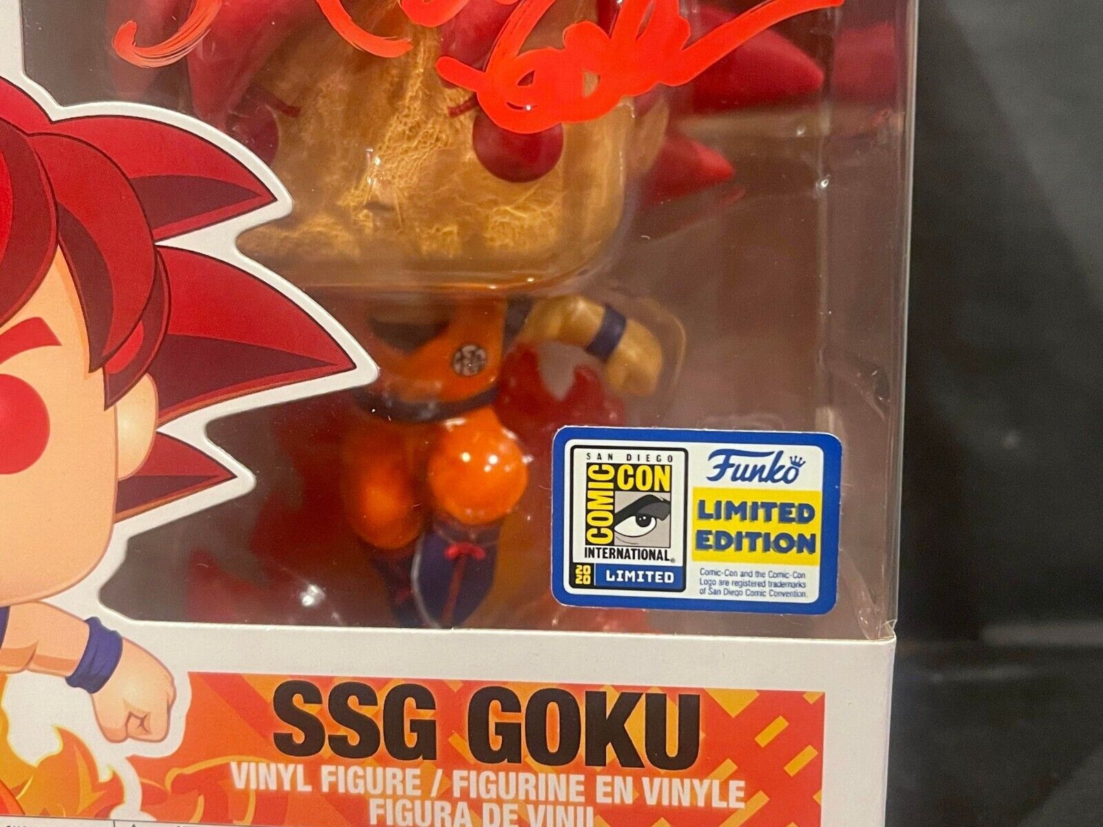 Funko pop dragon ball super zq versão da mão para fazer anime modelo 827 #  ssg super