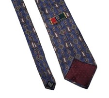 Men's Requirements 100% Imported Silk Tie - Made in USA, Printed in Italy