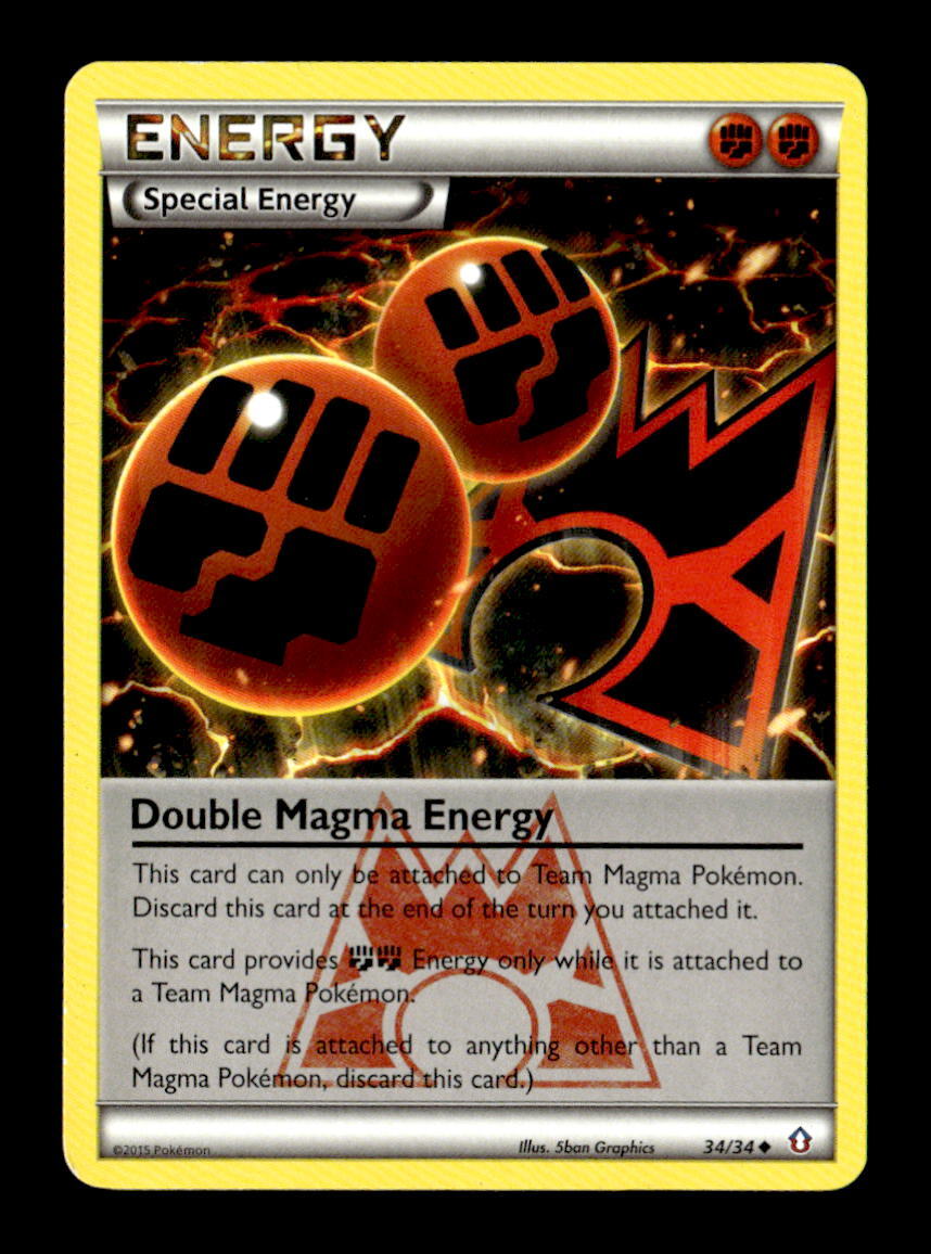 Double Magma Energy Double Crisis #34/34 LP Uncommon