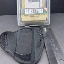 Blackhawk Nylon 3-Slot Pancake Holster Size 7 For 1911 Hi-Power Large Semi-Auto