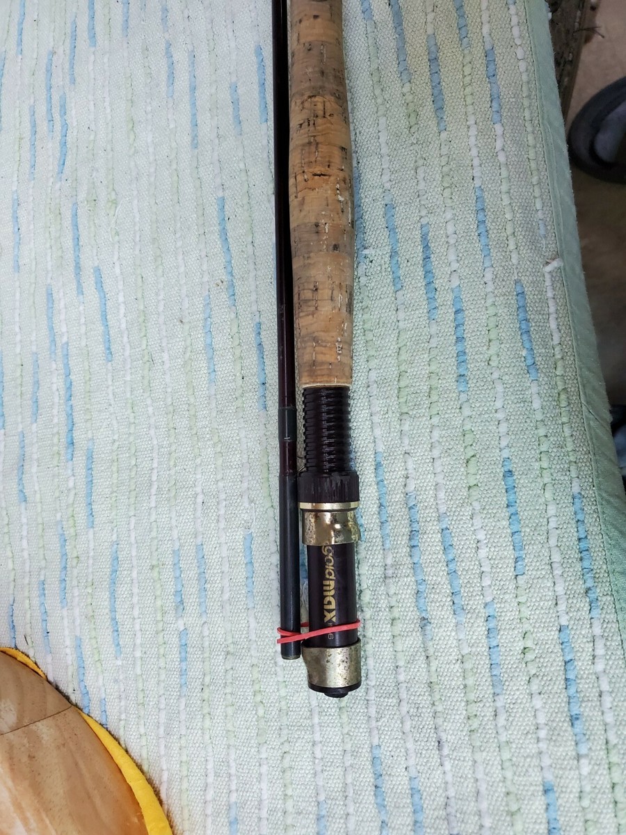 Abu Garcia Gold Max IM6 Graphite 9' 2pc Wt 8-9 fly rod | eBay