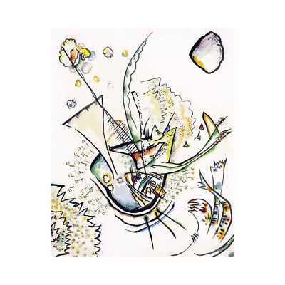 Wassily Kandinsky, Ohne Titel Untitled, 1918, Canvas Print, 11'' x 14'' + Border